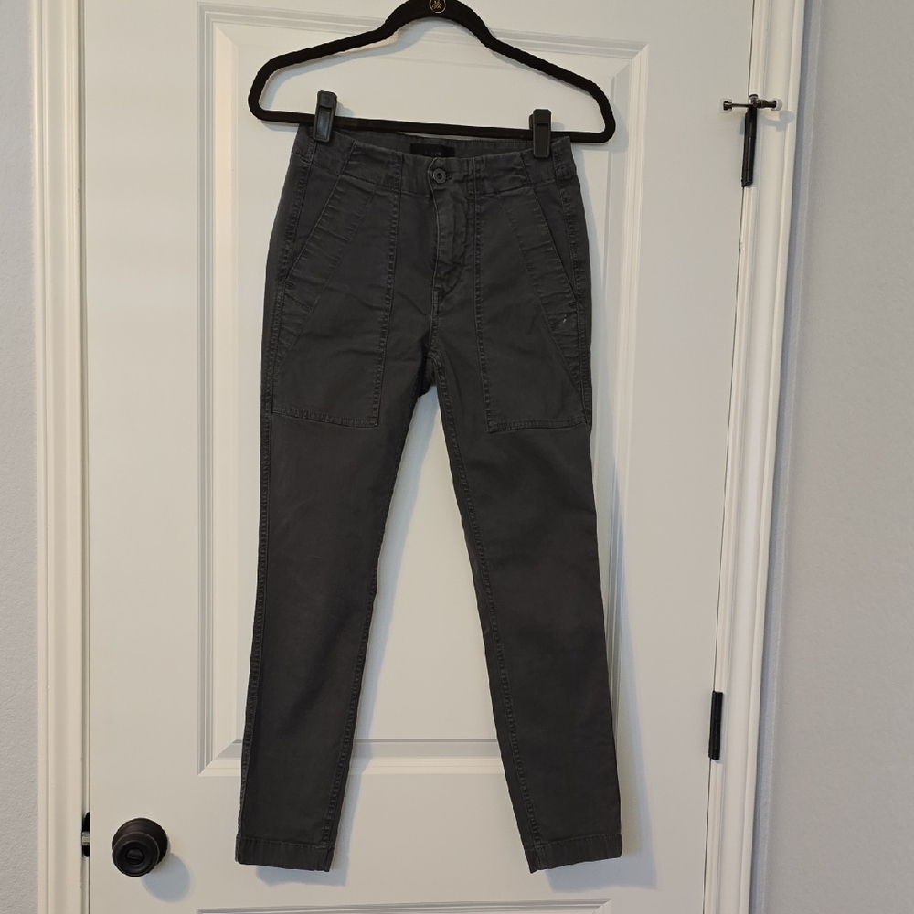 J. Crew Women's Dark Charcoal Straight Leg Jeans. Size 000